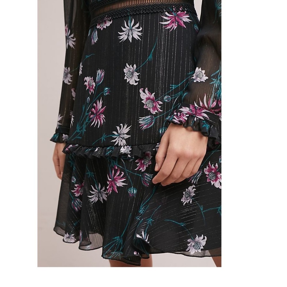 Anthropologie Donna morgan High-Neck Floral Dress - Picture 2 of 4